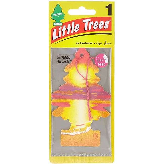 Little Trees Card Sunset Beach Air Freshener, U1P-17177