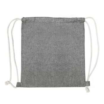 BYFT004227 Recycled Drawstring Bags Grey Set of 1-B