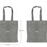 BYFT005668 Recycled Cotton Bags Grey Set of 1-C