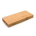 BYFT005674 Bamboo Wireless Power Bank Natural Set of 1