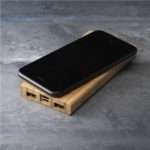 BYFT005674 Bamboo Wireless Power Bank Natural Set of 1-C