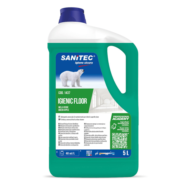 BYFT008491 SANITEC Floor Cleaner 5 kg Green Set of 1